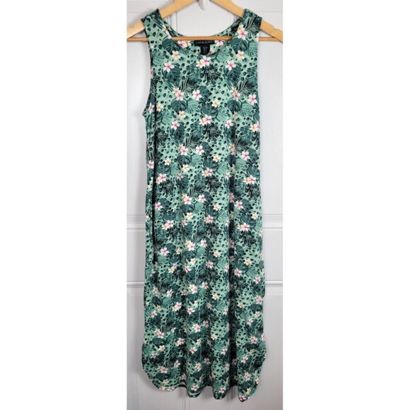 Cynthia Rowley Tropical Floral Midi Dress Size M - Picture 1 of 8